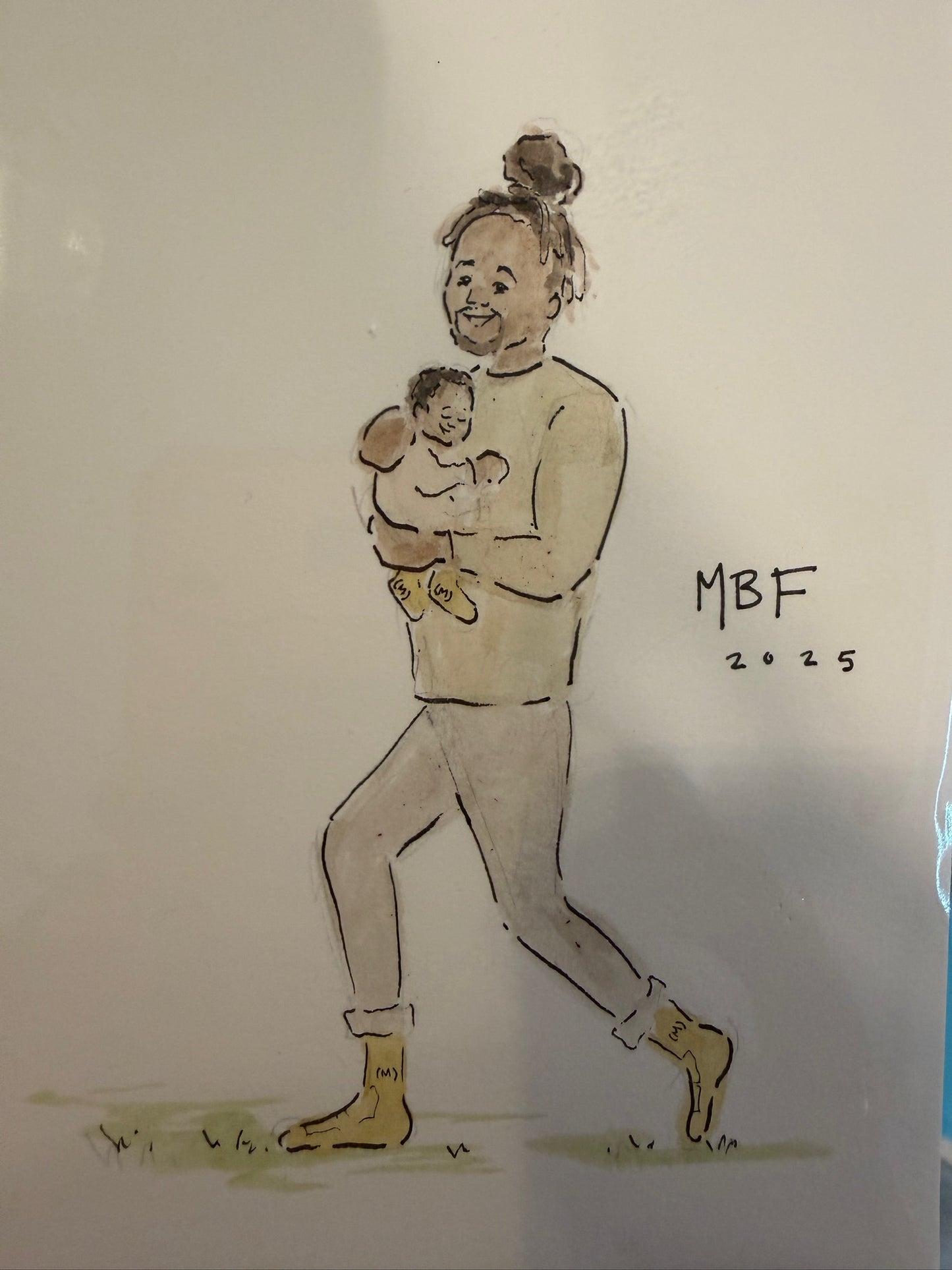 Lil One & Me Mustard Green Little 6 Pack