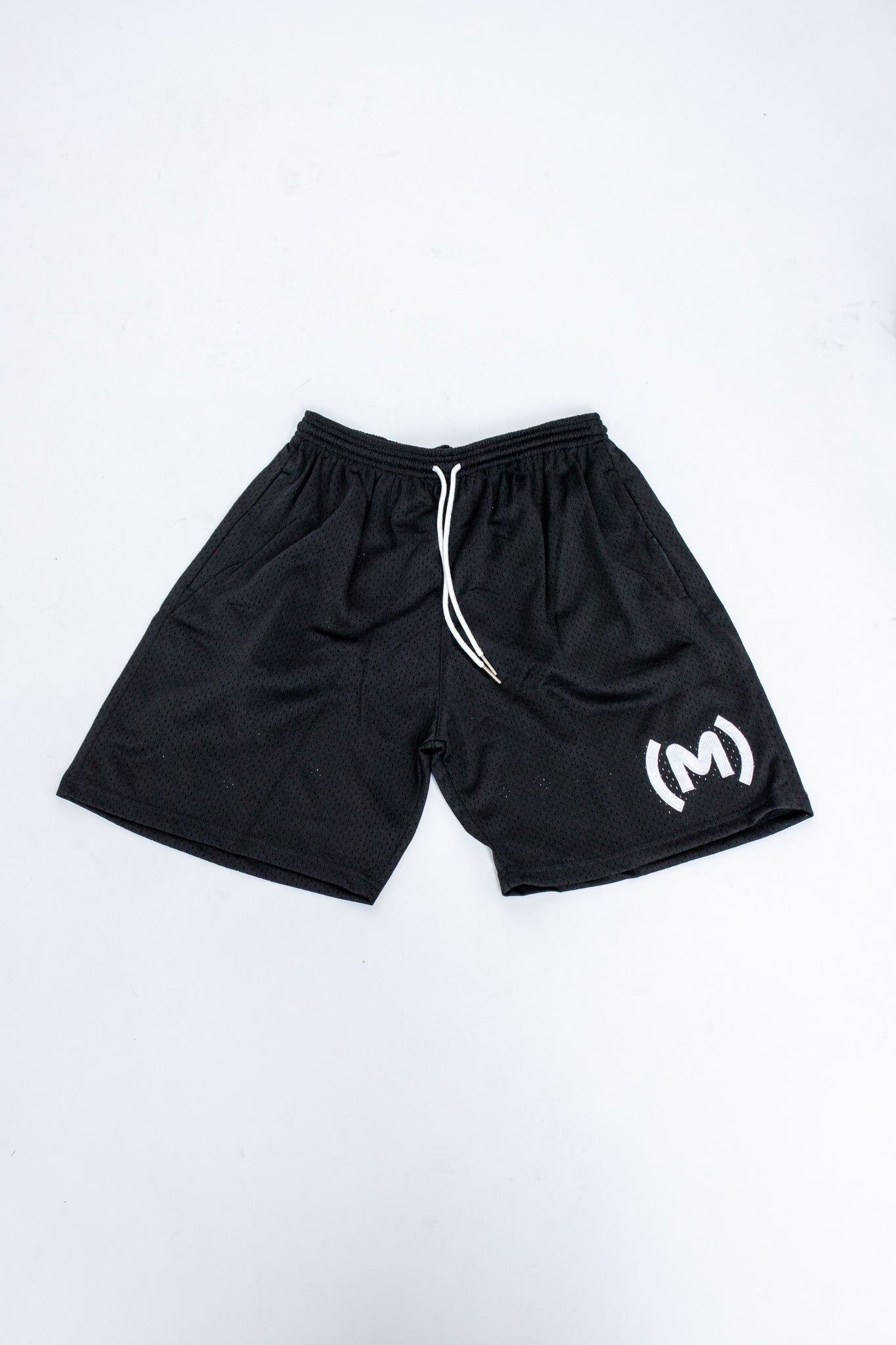 Miles52Eighty Black Mesh Shorts